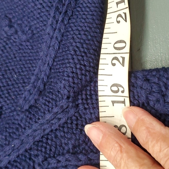 JAYS, Fully Fashioned Vintage 100% virgin wool. Royal blue cardigan. MED… - Picture 11 of 15